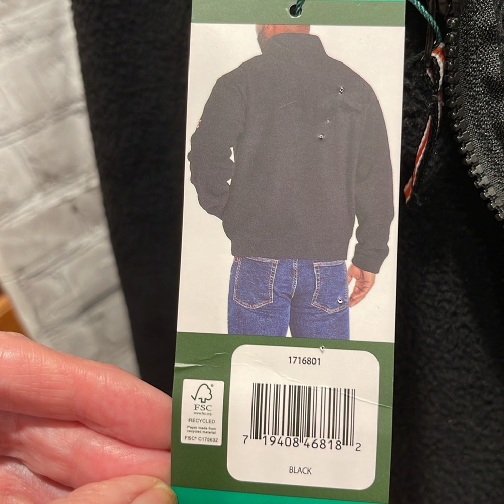 🌫️Orvis Men’s Full Zip Heavyweight Fleece Jacket - Picture 9 of 12